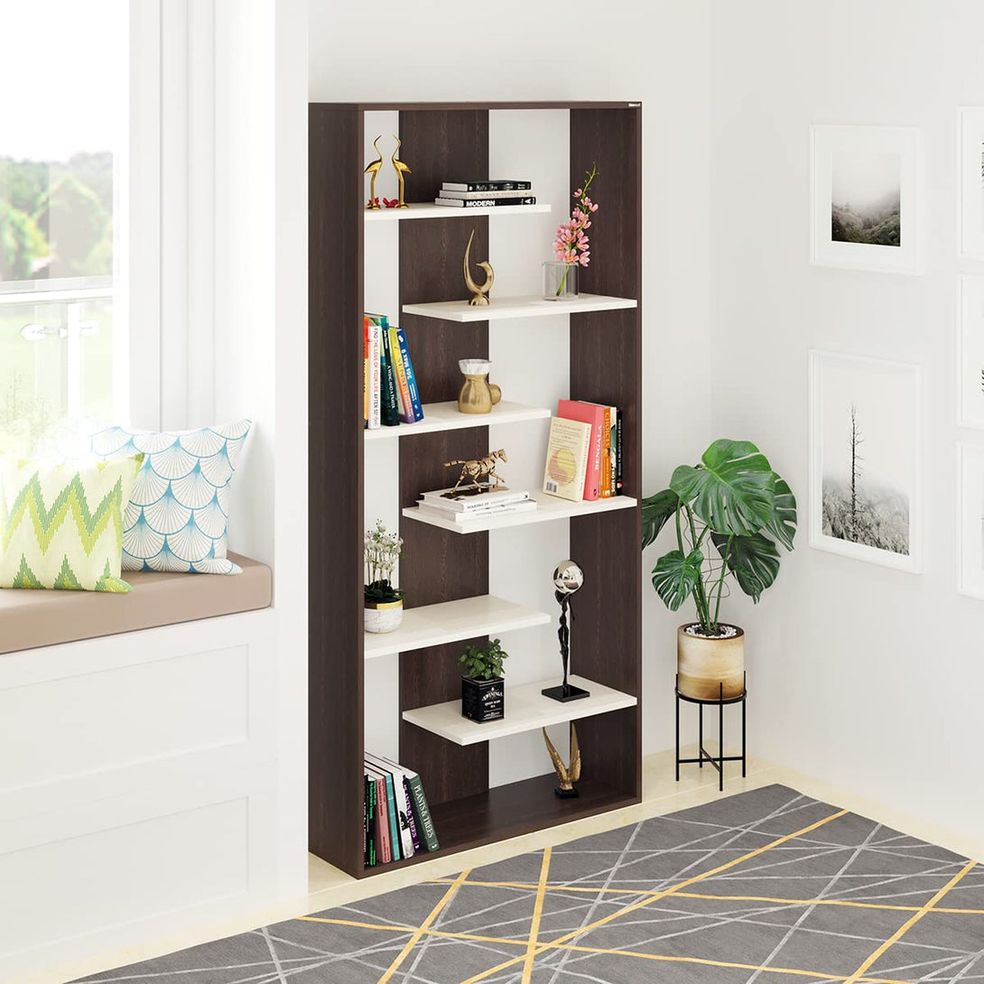 eDecor Maxelle Floor Standing Book Shelf, Display Rack (Customize)
