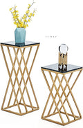 New Side Table, Luxury Marble Style Coffee Table, European Style Iron Corner Table, Two Set of Tables
