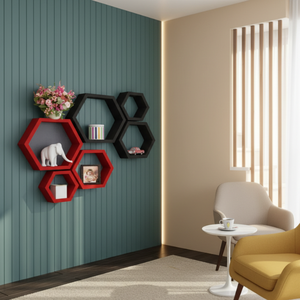 Modern Wall Shelf Designs for Stylish Living Rooms