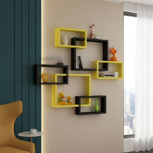 Wooden Wall Shelves – Stylish Designs for Living Room & Modern Bookcase Ideas