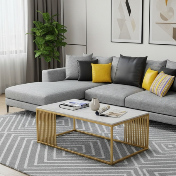 Marigold Center Table Coffee Table For Drawing Room