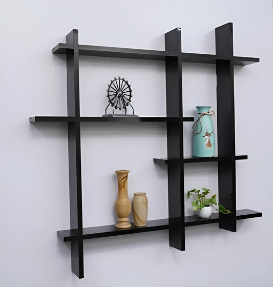 Gripping Wall Shelf for Living Room/ Wooden Wall Hanging Floating