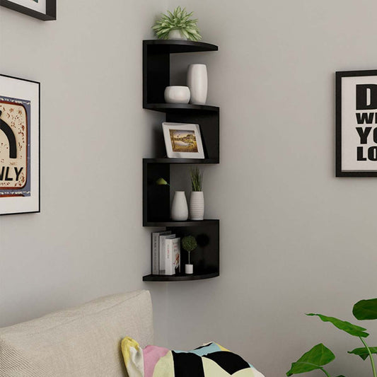 Marvelous 5 Layer DIY Wall Mounted Shelves