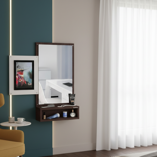 Astonishing Hanging Wall Dressing Mirrors with Shelf