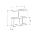 S Style Solid Wooden Side Table
