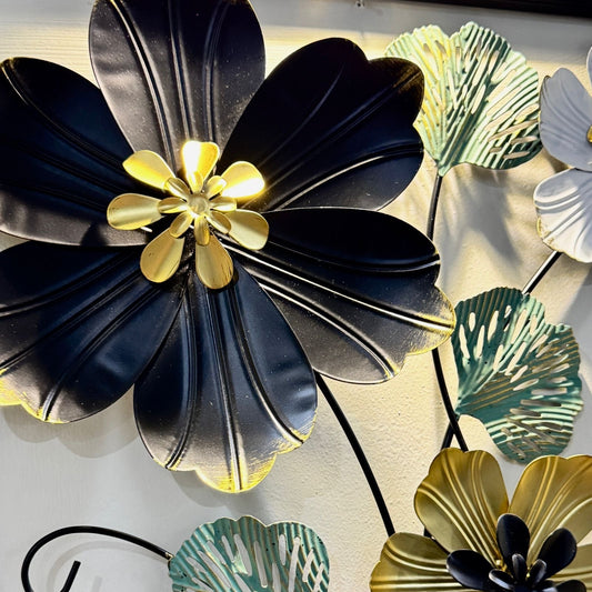 Premium 3D Metal Floral Wall Art | Elevate Your Home Decor