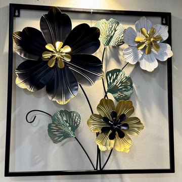 Premium 3D Metal Floral Wall Art | Elevate Your Home Decor