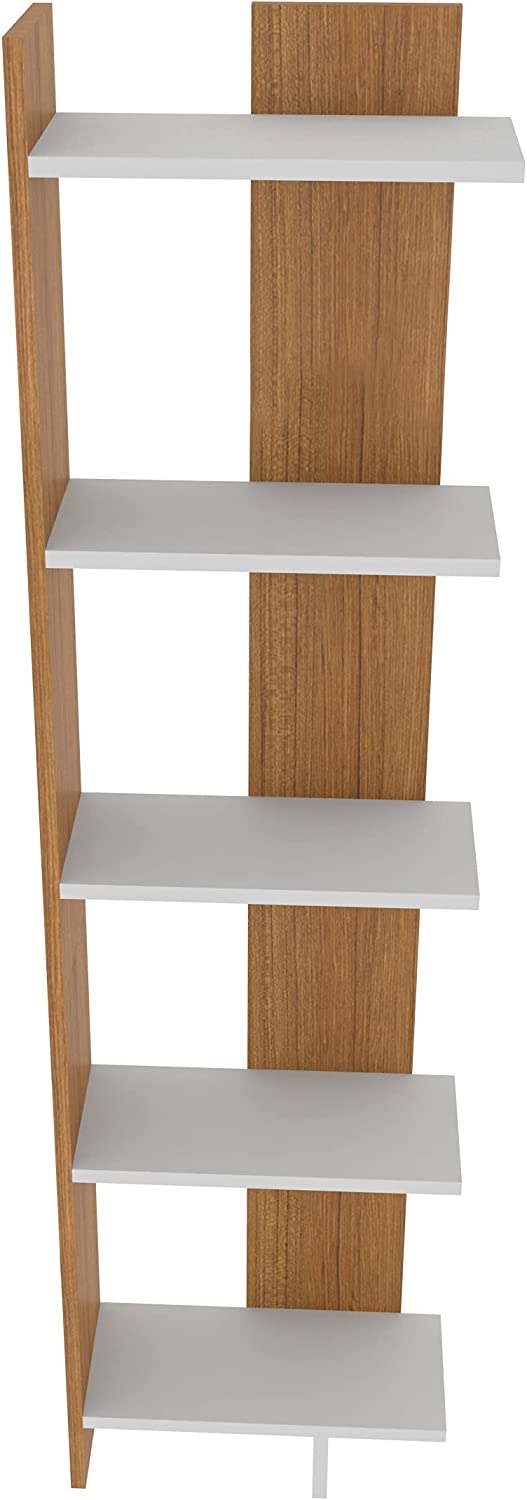 eDecor 5-Shelf Modern Display Corner Unit Bookcase Bookshelf Shelving Unit (Customize)