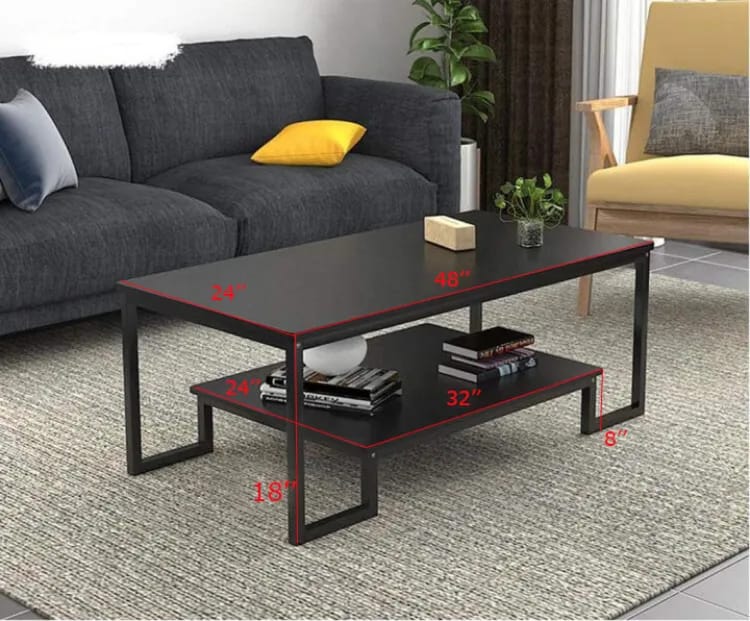 Hallway Table, Living Room Table, Coffee Table, Charter Black And White Finish New Arrival , Decent Style Center Table