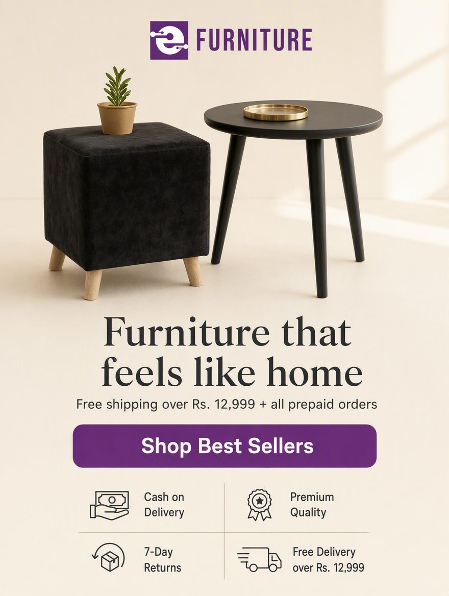 eFurniture hero banner mobile